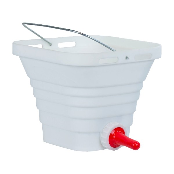 BESS Nursing bucket 5 liters for calves, with holding bracket