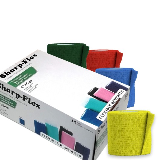 SHARPFLEX Veterinary cohesive bandages - 5 cm x 4,5 m