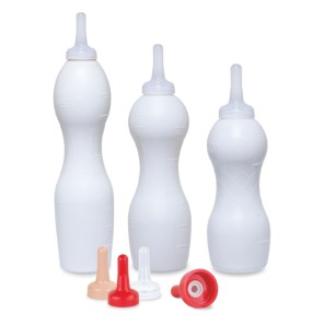 BESS Calf nursing bottles with snap-on nipple