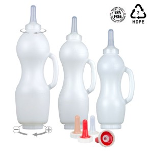 BESS Calf nursing bottles with screw-on nipple